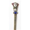 Image 17 : Beautiful two-sided enamel spoon, early 19th century in very good condition. Est.: $100-$200.