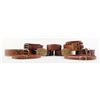 Image 1 : Misc. lot of approx. 7 leather cartridge and regular belts. Est.: $75-$125.