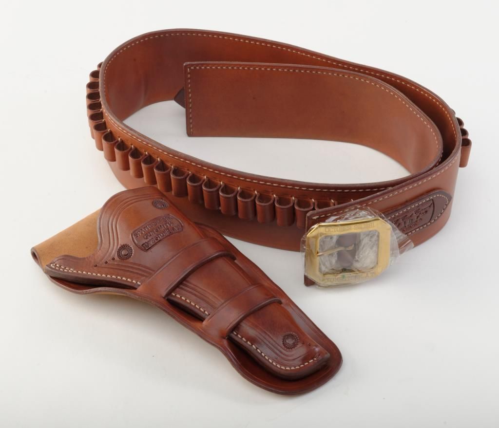 El Paso Saddlery Co. double loop holster and cartridge belt for a 51/2
