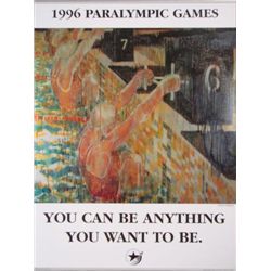 Inspiration 1996 Paralympics YOU CAN BE ANYTHING Poster