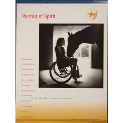 1996 Paralympics Equestrian PORTRAIT OF SPIRIT Poster