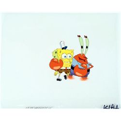 SpongeBob Animation Art Cel Original Show You Mr Krabs