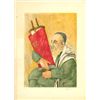 Image 1 : Rabbi Holding Torah Signed European Artist Proof Print