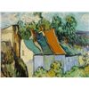 Image 2 : Houses in Auvers Vincent Van Gogh Art Print On Canvas