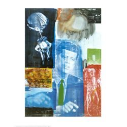 Robert Rauschenberg Art Print Retroactive I w/ Kennedy