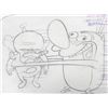 Image 2 : Ren & Stimpy Art Original Production Drawing Clown Pet