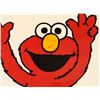 Image 2 : Production Art Cel Original Elmo Shaking Back Red