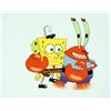 Image 2 : Boots Original Animation Cel SpongeBob Art Mr Krabs