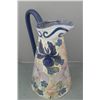 Image 2 : Lesal Studio Large Floral Painted Ceramic Pitcher