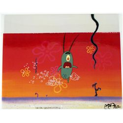 Orig Planktons Dream Animation Cel Background SpongeBob