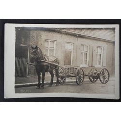 Horse & Cart Antique Real Photo Postcard RPPC