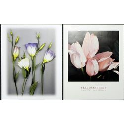 2 Flower Art Prints Claude Guibert, Bruce Brown