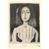 Image 1 : Picasso Young Woman in a Striped Blouse Collograph Art