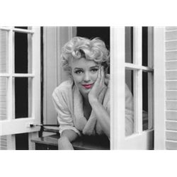 Marilyn Monroe Pink Lips NYC 1954 Sam Shaw Art Print