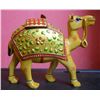 Image 1 : Hand Carved Wooden Designer Hand Painted Camel Sculpture