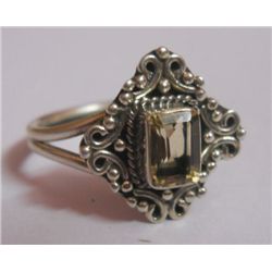 5.190g Ring of Citrine Sterling Silver