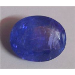 Natural African Tanzanite 4.50 Ctw Oval Shape Cut Stone