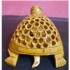 Image 2 : Wooden Decorative Turtle With Baby Inside