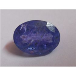 Natural African Tanzanite 5.05 Ctw Oval Shape Cut Stone