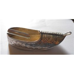 150.00g Shoe Shape Ashtray Sterling Silver