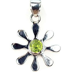 3.10g Pendant of Peridot Sterling Silver