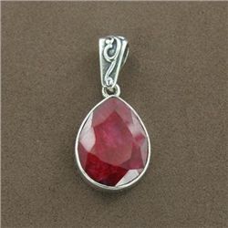 4.950g Pendant of Ruby Sterling Silver