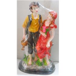 Beautiful Loving Couple Polystone Statue Height:15 inch, width: 9 inch