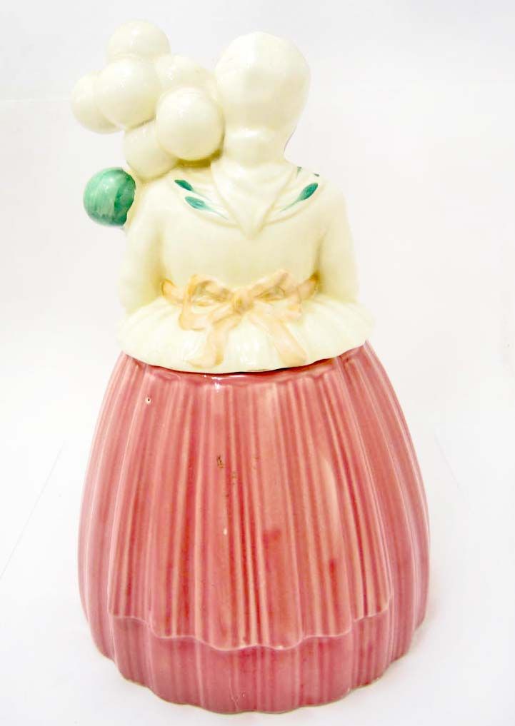 COOKIE JAR BALLOON LADY POTTERY GUILD OF AMERICA