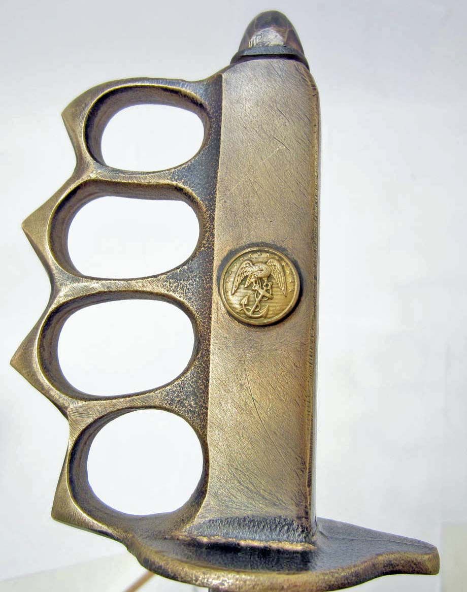 USMC WW1 MARINE CORPS BRASS KNUCKLE TRENCH KNIFE