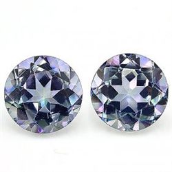 7mm Round Fancy Mystic Quartz Loose Gemstone