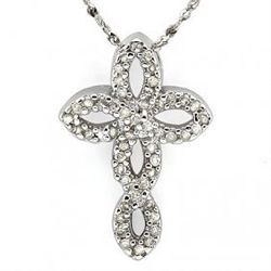Beautiful Celtic Design 50pcs Diamond Silver Pendant