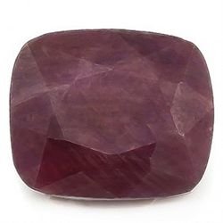 10x12mm/6.32CT Emerald Cut Indian Ruby Gemstone
