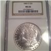 Image 1 : 1885-O MORGAN SILVER DOLLAR NGC MS-66