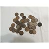 LOT 36 CIRCULATED MIX DATE INDIAN HEAD PENNIES