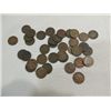 Image 1 : LOT 36 MIX DATE CIRCULATED INDIAN HEAD PENNIES