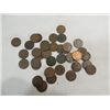 Image 1 : LOT 36 MIX DATE CIRCULATED INDIAN HEAD PENNIES