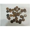 Image 1 : LOT 36 MIX DATE CIRCULATED INDIAN HEAD PENNIES