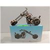 Image 1 : STYLIZED MOTORCYCLE CHOPPER: MADE OF BOLTS, SCREWS