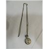 Image 1 : LADY'S POCKET QUARTZ POCKET WATCH WITH CHAIN