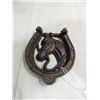 Image 1 : CAST IRON WESTERN STYLE DOOR KNOCKER: HORSE HEAD &