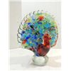 Image 1 : MINCHELLA MURANO STYLE RED & BLUE GLASS PEACOCK