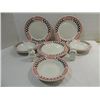 LOT 11 (9) COCA-COLA SODA FOUNATAIN PLATES & BOWLS