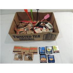 ASSORTED LOT TOBACIANA VINTAGE MATCHBOOKS: CAMEL,