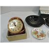 Image 3 : ASSORTED LOT COLLECTIBLES: TRAVEL ALARM CLOCK,