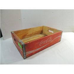 VINTAGE COCA-COLA WOODEN 24 BOTTLE CRATE