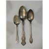 LOT 3 SILVER PLATED 1893 COLUMBIAN EXPO SPOONS