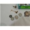 Image 2 : ASSORTED VINTAGE ITEMS: TIE CLASP, CUFF LINKS,