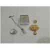 Image 1 : LOT 5 PIECES OF JEWELRY: 2 STERLING SILVER, RING &