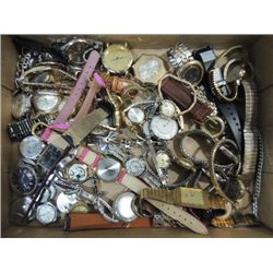 HUMONGOUS LOT OF WRIST WATCHES, PARTS & MORE