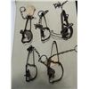 LOT 5 VINTAGE ONEIDA VICTOR IRON LIVE SPRING TRAPS